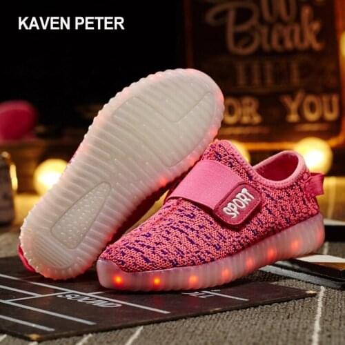 KAVENPETER Kids Glowing Shoes