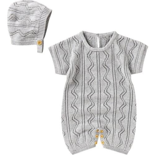 Baby Boy Girl Clothes Set 2Pcs Unisex Solid Cotton Baby Girl Clothes Baby Romper Jumpsuit Spring Autumn Ropa Bebe Bodysuits Clot