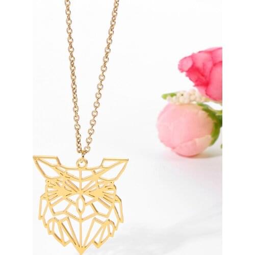 Creative Owl Metal Necklace Women Men Silver Gold Color High Quality Stainless Steel Pendant Necklace Fashion Accessories
