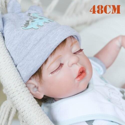 Bebe reborn doll infant boy full silicone body Anatomically Correct children reborn baby dolls toy gift