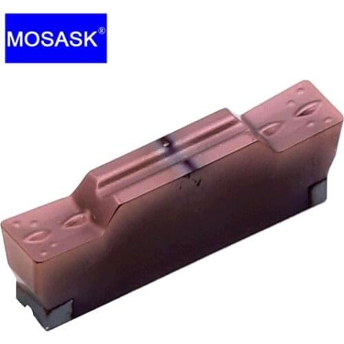 MOSASK 10PCS MGMN 1.5 2.5 3.0 4.0 5.0 ZP1521 CNC Groove Turning Cutter Lathe Machining Tooling Indexable Cement Carbide Inserts