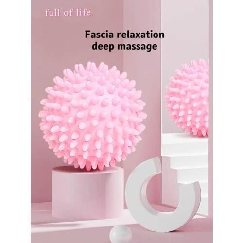 Hedgehog Ball PVC Spiked Massage Ball Trigger Point Exercise Fitness Relieve Foot Pain Plantar Fasciitis Fitness Ball
