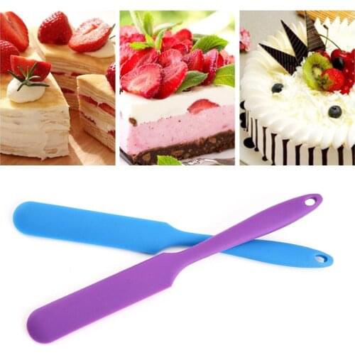 Silicone Spatula, Heat Resistant Flexible Non-Stick, Slim Spatula,Best for Jars, Blender and More