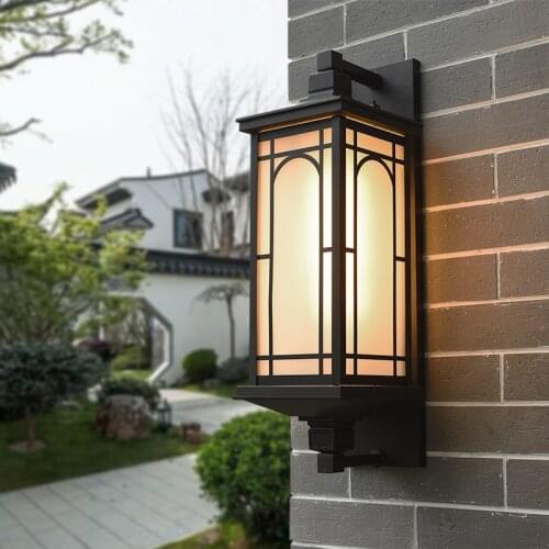 Vintage Outdoor Waterproof Wall lights Corridor Garden Wall sconce Balcony Courtyard Outdoor Lighting Exterior Waterproof Lamp