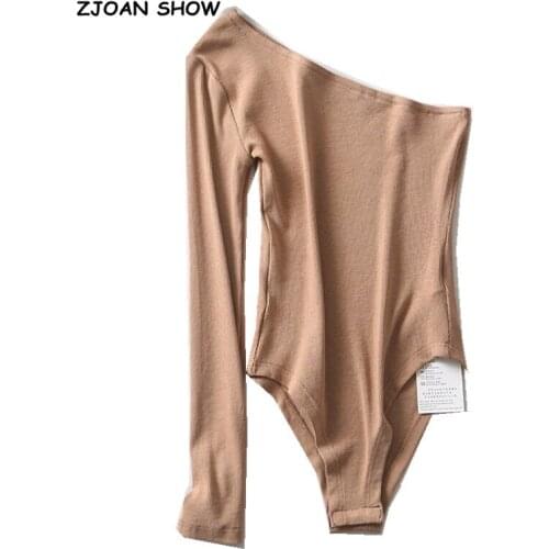 ZJOAN SHOW Bodysuits For Women With Open Shoulders