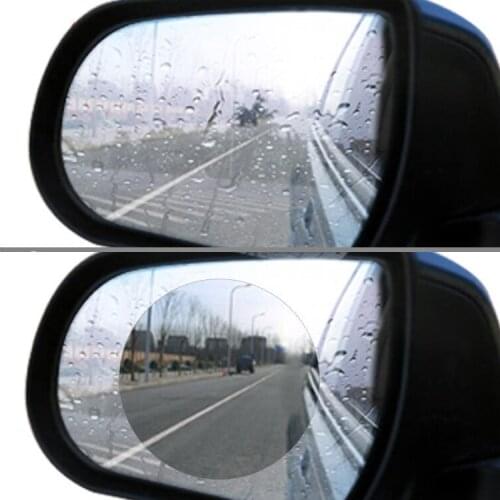 2 Pcs Car sticker Rainproof Film for Car Rearview Mirror Car Rearview Mirror Rain Film Clear sight in rainy days Car film