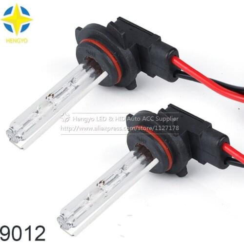 2pcs 9012 HID lamp 35W Auto Car Flashing light xenon headlight bulbs 3000K 4300K 6000K 8000K Single Beam Replacement headlamp