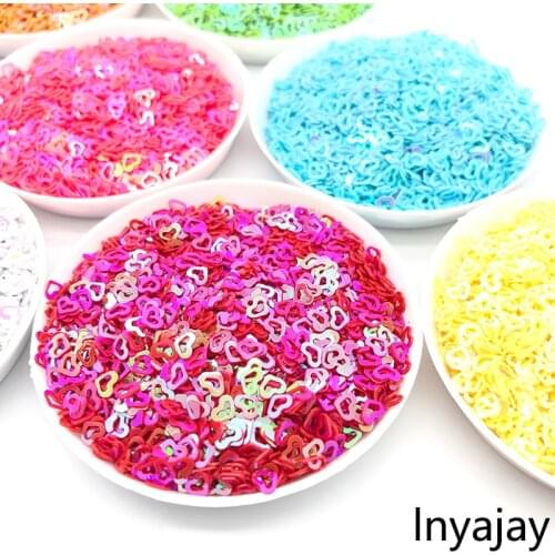 20g Hollow Heart Loose Sequins Paillettes Sewing Craft PVC Nail Art Manicure/Wedding Decoration Confetti