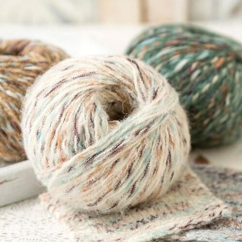 3 balls * 50g Acrylic yarn for knitting Baby Yarn crochet Hand weaving Medium thickness yarn Knit shawl hat sweater thread ZL59