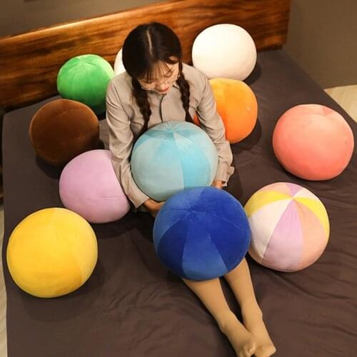 30cm Cartoon Spherical Plush Stuffed Pillow Toys Cute Creative Doll for Children Girls Kids Baby Birthday Gifts Good Quality