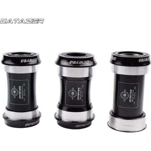 Aluminium BB79 BB30 Bike B.B. Sets 22/24/30mm Through Axle Press-in MTB Road Bicycle Bottom Bracket for SHIMAN SRA-M