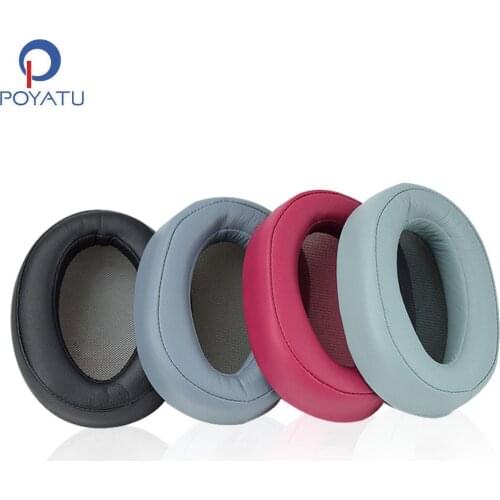POYATU Earmuff Repair Parts For Sony MDR-H600A 100A MDR-100AAP Ear Pads Headphone Earpads Cushion Cover Earphone Accessories
