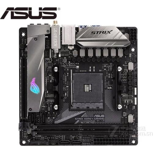 Used Desktop Motherboard Asus ROG STRIX X370-I GAMING Motherboard socket AM4 DDR4 mainboard on sales
