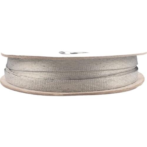 Pure Copper Tinned Audio Cable Shielding Net Encryption Metal Braided Protection Sleeving - ( 10 M )