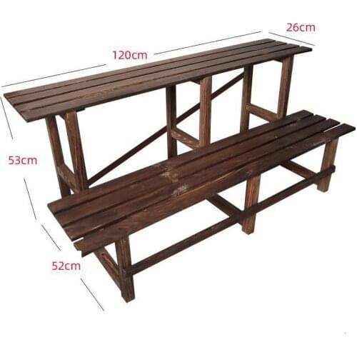 Terraza Balkon Estanteria Para Plantas Huerto Urbano Madera Wooden Shelves For Dekoration Outdoor Plant Rack Shelf Flower Stand