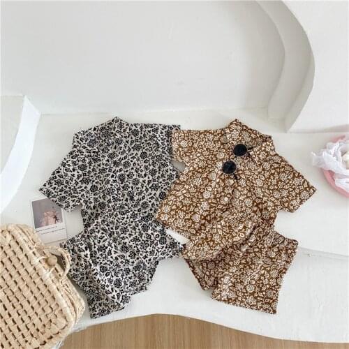 Baby Suits Toddler Boy Clothes 2-8 Years Shirt Blouse + Pants Casual Clothing Outfit Two Piece Set Summer Infant Clothing