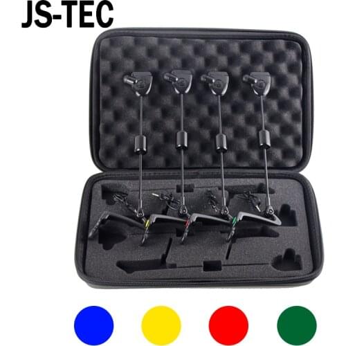 Fishing Swinger Set Bite Alarm Hanger Swinger 4 Colors LED Illuminated Indicator Carp Fishing Indicators Alert Sensor Tools A558