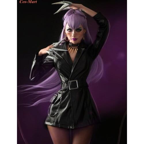 Hot Game LOL Evelynn Cosplay Costume KDA Girl Group 2020 Return Poster Uniform Skirt Female Halloween Party Role Play Clothing