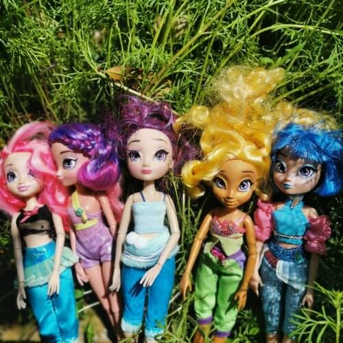 High quality Fashion Action original princess doll BJD Doll purple hair and Beautiful clothes dress up doll Best Gift for Child