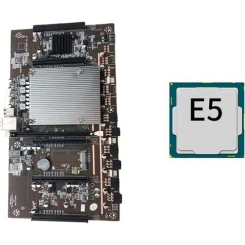 X79 H61 Btc Mining Motherboard V1.0 LGA 2011 DDR3 Supports 32G 60mm Step Support Rtx3060/80 Graphics Card for Miner