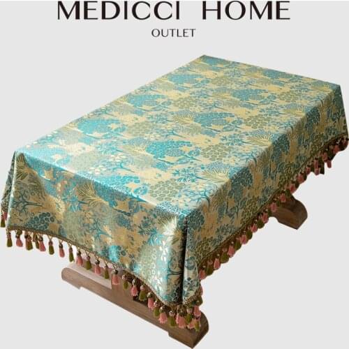 MEDICCI HOME Jacquard Tablecloths On The Table