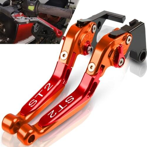 Motorcycle Accessories handbrake Folding Extendable Adjustable Clutch Brake Levers For DUCATI ST2 1998 1999 2000 2001 2002 2003