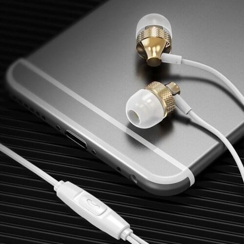 CHYI In Ear Earphones Hifi Headset Stereo Earbuds With Microphone 3.5mm Wired Universal Freebuds Cheap Ear Phone For iPhone Ipod