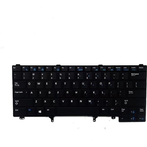 Original For Dell Latitude E6420 E6430 E6440 CN-04CTXW 4CTXW 04CTXWkeyboard US layout black color with backlit