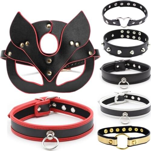 Sex Mask Exotic Accessories Fetish Slave BDSM Bondage Restraints Mouth Eye mask Head Harness Elasticity Blindfold for Couples