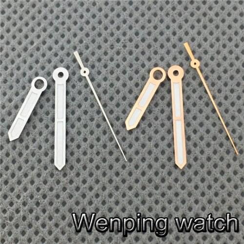 Silver/Rose Gold Watch Hands Luminous Marker Fit NH35 NH36 Movement