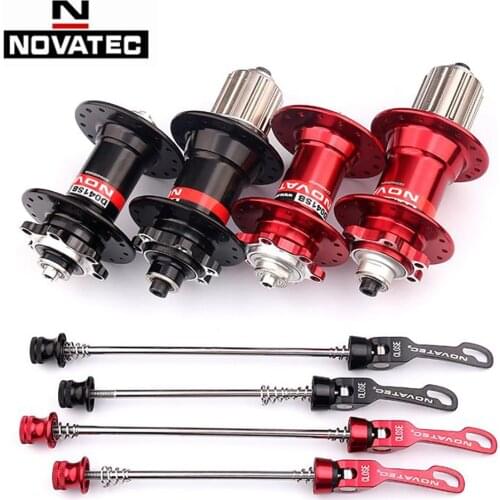 Novatec D041SB/D042SB Hub MTB Bicycle Disc Brake Hub 32/36 Holes Red Black 8/9/10/11 speed Mountain Bike bearing Hubs