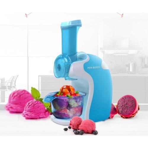 Convenient home use for children to quickly make a fully automatic safe and healthy cone DIY sundae fruit ice cream machine J06
