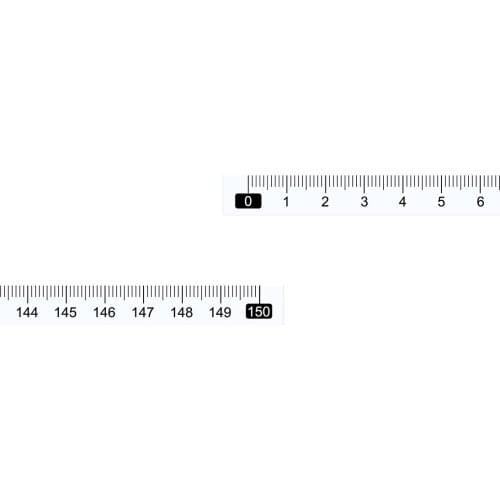 Uxcell Adhesive Tape Measure Left to Right Read Measuring Tapes Workbench Ruler
