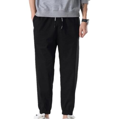 2020 Spring Autumn Men’s Korean Style Trend Sports Casual Trousers Clothing Pants Pantalon Spodnie Baggy Deporte Herenkleding