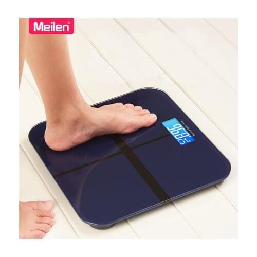 100% Original 180kg 4 Colors Temperature FLOOR SCALES Household Upscale Digital Body Weighing Scale LCD Pesa Digital MT803