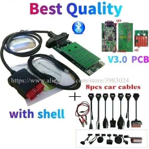 2021 OBDII Vd Ds150e Cdp Interface Tool 2017.R3 with Keygen for Delphis OBD2 Scan Detector Adapter Scanner Diagnostic Tool