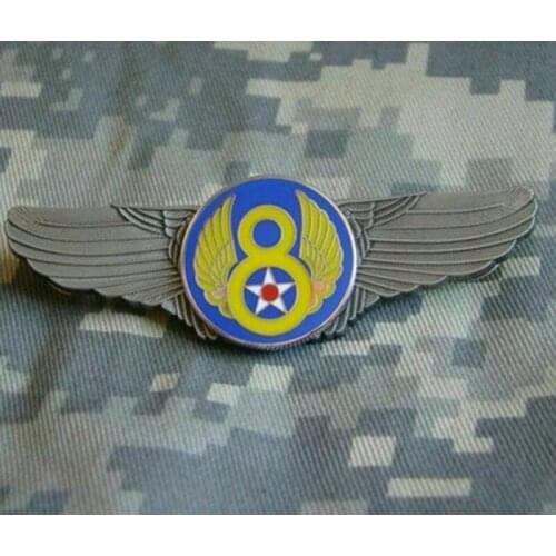 8th Air Force Wing Barksdale Us Army Corps Wings Badge Pin Outdoors Military armyshop2008