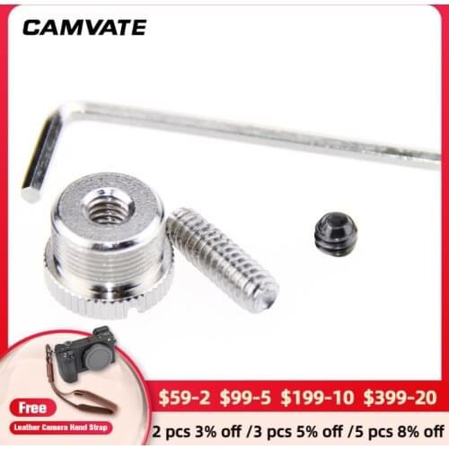 5/8" Male to 1/4" Female Screw Thread Microphone Stand Adapter Mic Microfono Screw Accessories Fotografia Accessories C1202