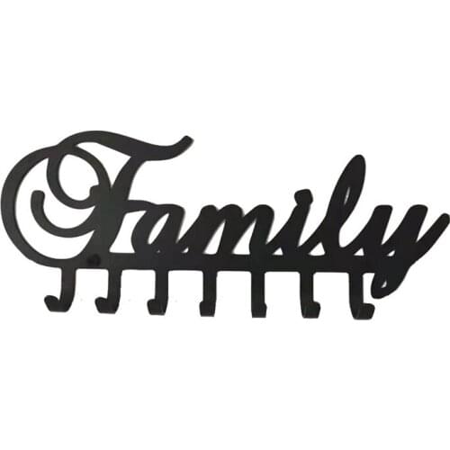 Key Holder- Key Hooks Decorative for Wall Decorative Zinc Alloy Key Organizer Rack Metal Hanger for Front Door, Kitchen