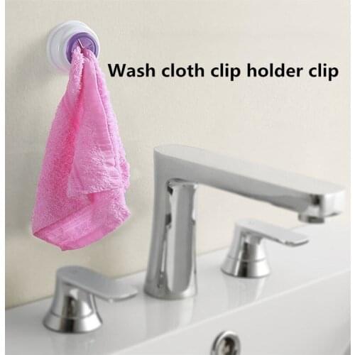 Hot Practical Bathroom Kitchen Wash Towel Cloth Clip Holder Storage Hand Towel Rack
