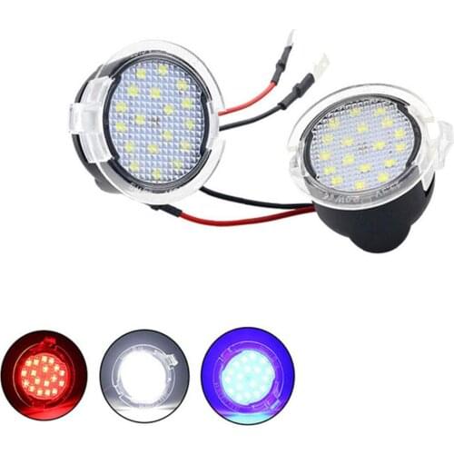 For Ford F150 Edge Mondeo Explorer Fusion LED Under Side Mirror Puddle Lights 6500K Cornering Lamp 50,000 Hours Floor Lamp