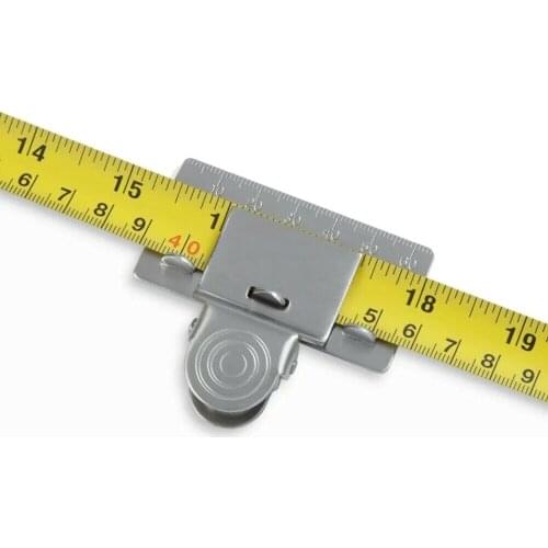 Measuring Tape Clip Stainless Steel Precision Tape Measuring Tool Tape Measure Aid Clip Positioning Clamp