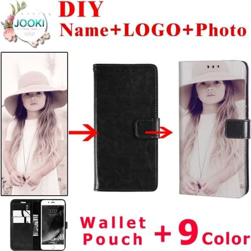 JOOKI S9+ Customized DIY Print Photo Phone Leather Cover Case For Samsung Galaxy G965F TPU+PU Leather Flip Case