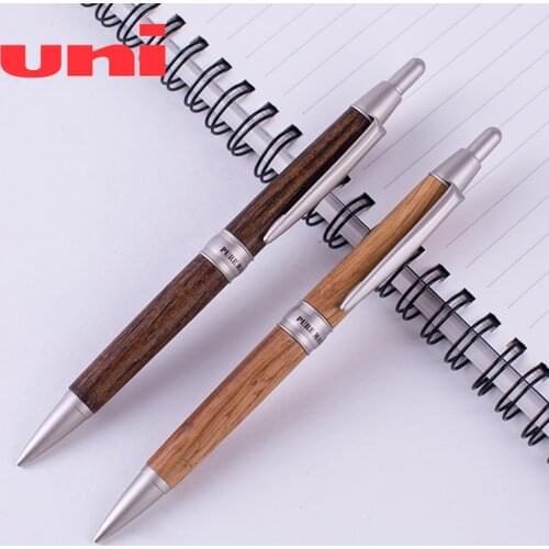 1pcs One Piece Japan Uni Pure Malt Mechanical Pencil 0.5mm Oak Wood Natural or Dark Brown colors M5-1025