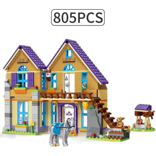New Girl Series Brick Education Toys Country Mias House Woods Villa 41369 Building Blocks Family Home Toys for Children