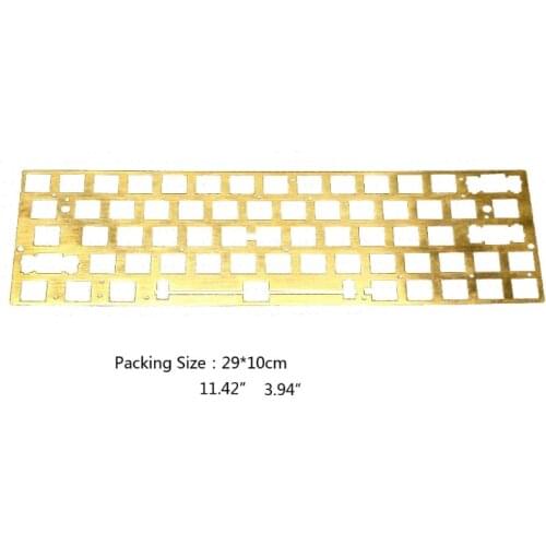 Brass Plate Positioning Board Plate-mounted Stabilizers For GH60 XD64 DZ60 GK64 Dropship