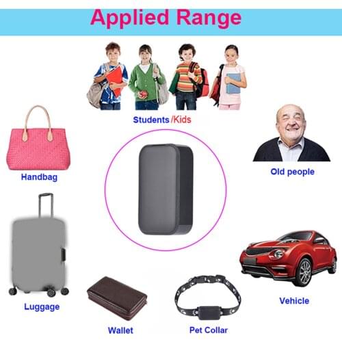 Mini GPS Tracker for Vehicles Kids Child Truck Bags Small Portable Time Tracking Rechargeable Locator Anti-Lost