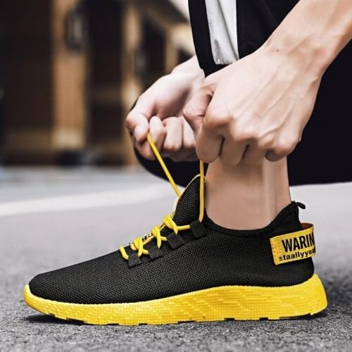 Summer large Size Mens Sneakers 46 Mens Running Shoes 2021 Breathable Mesh Shoes Fashion All-Match Soft-Soled Sports Shoes