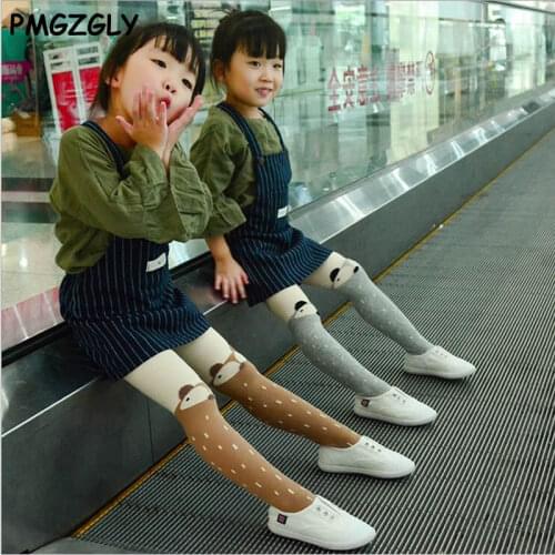 Baby New Fox Tights Baby Girl Pantyhose Kids Stockings Spring/Autumn Meias Children Tights baby Pantyhose Tights 0-3T Cotton