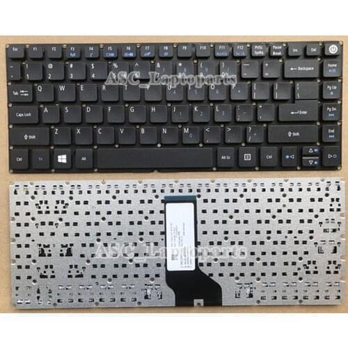 NEW US QWERTY Keyboard For Acer Aspire E5-422 E5-422G ES1-420 ES1-421 E5-473 E5-473G E5-473T E5-473TG Black, No Frame